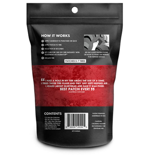 GLUETREAD S x S Sidewall repair kit GTVA024A